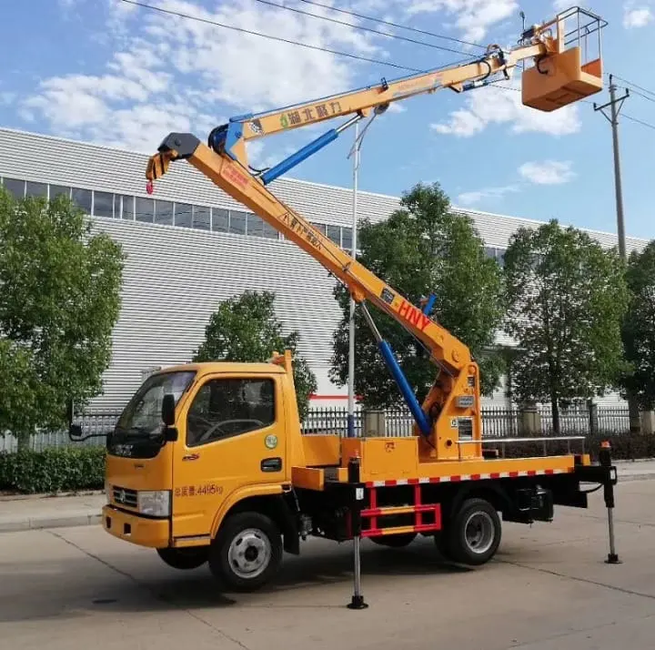 TRUCK MOUNTED BOOMLIFT AVAILABLE ON RENT