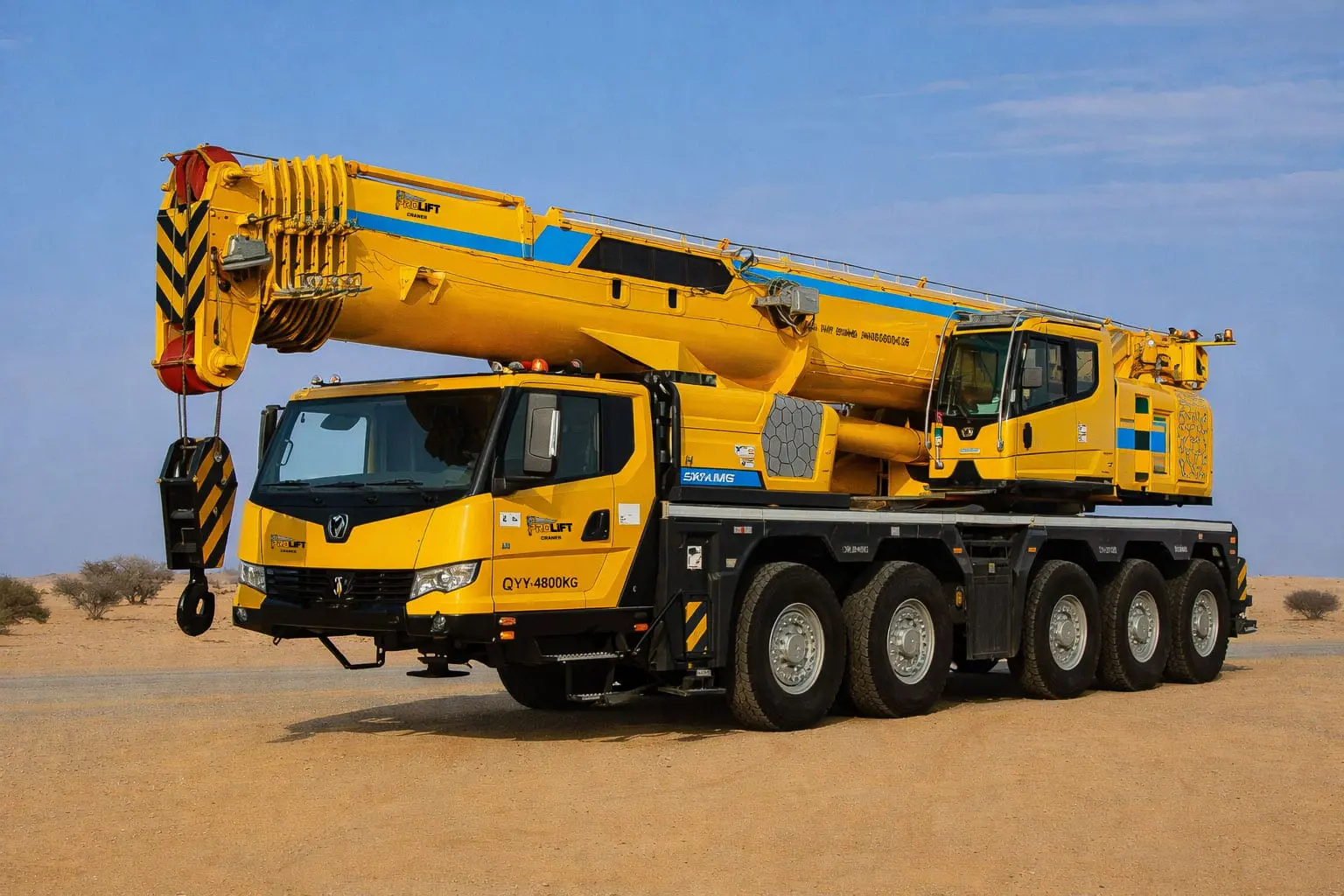 Mobile crane rental 160t in Abu Dhabi