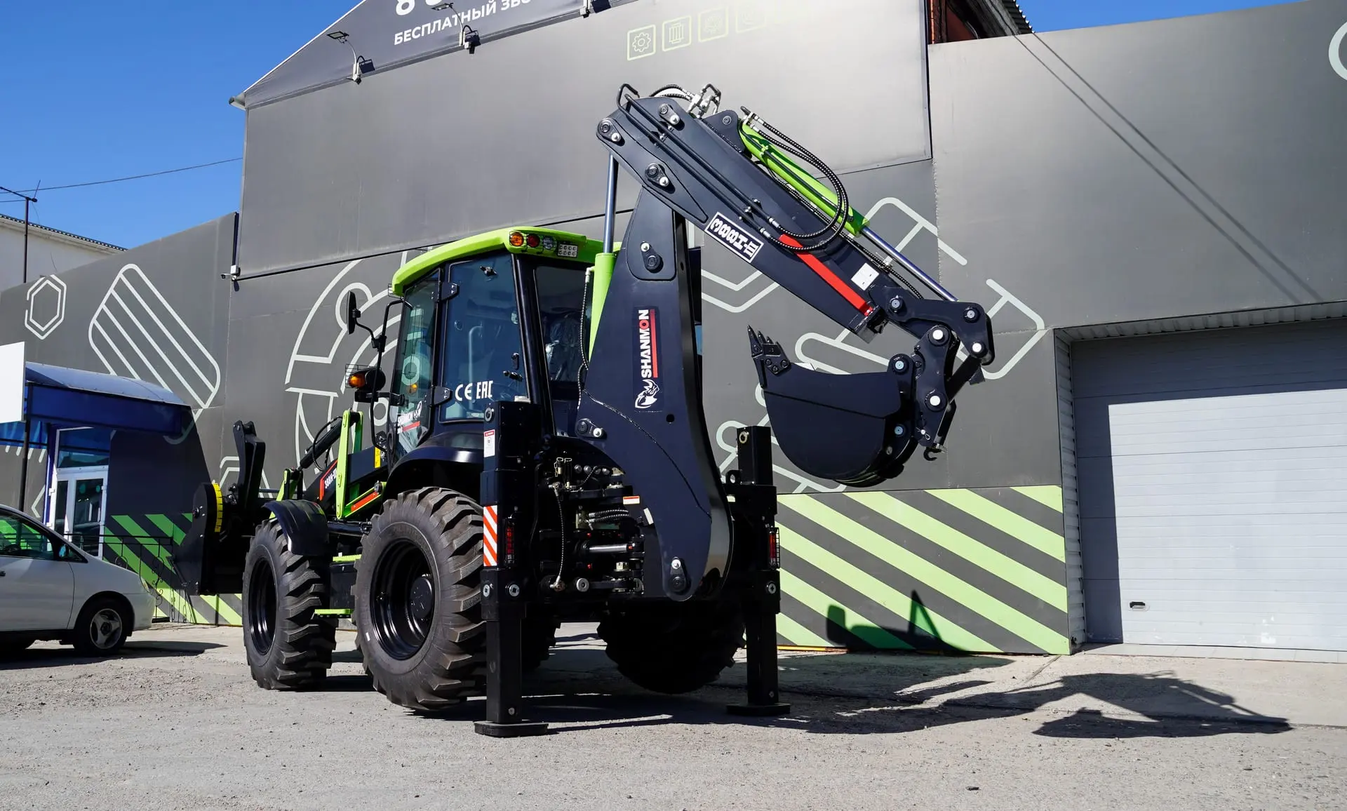 Backhoe Loader SHANMON 388H-III Black Limited Edition 2025 - 3