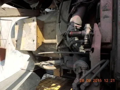 Mobile impact crusher on tyre (21802)