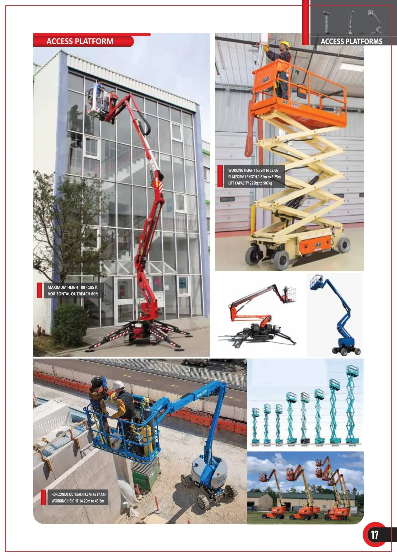 Access Platform Manlift, scissor lift, boomlift Etc on rental