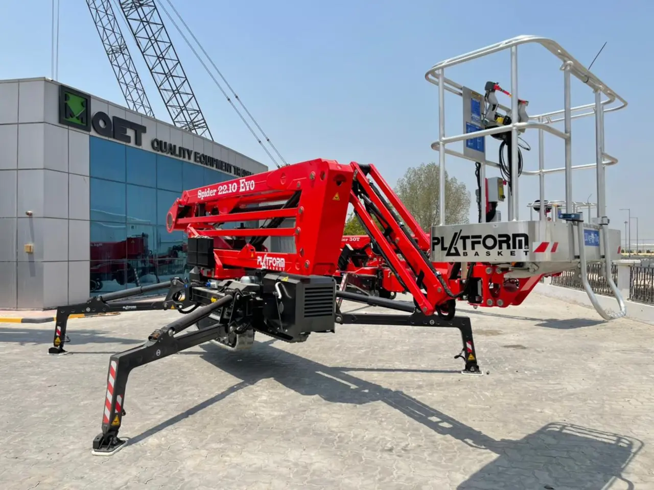 UNUSED PLATFORM BASKET SPIDER 22.10 EVO - 22MTRS