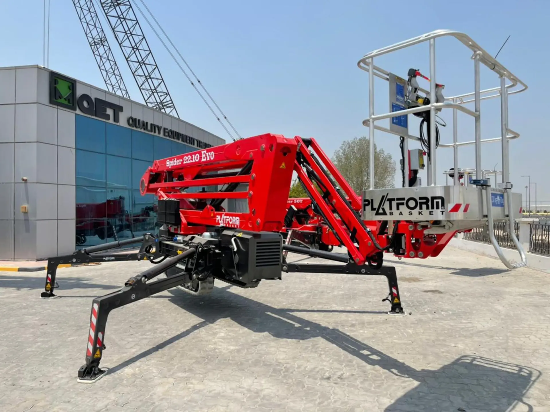 UNUSED PLATFORM BASKET SPIDER 22.10 EVO - 22MTRS