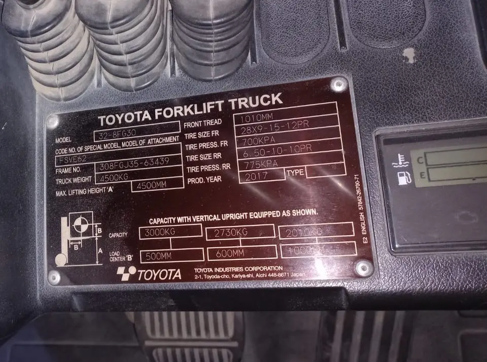 Forklift Toyota 2018 - 3