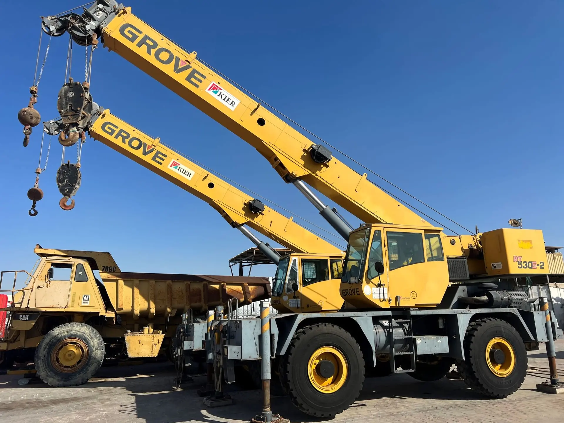 GROVE RT530E CRANE WITH WHEELS for Sale - 8