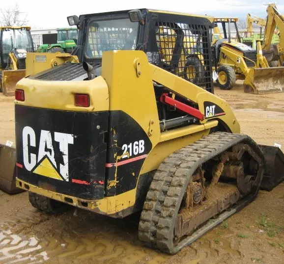 Chain Skid Steers Loader CAT 216B with Bucket