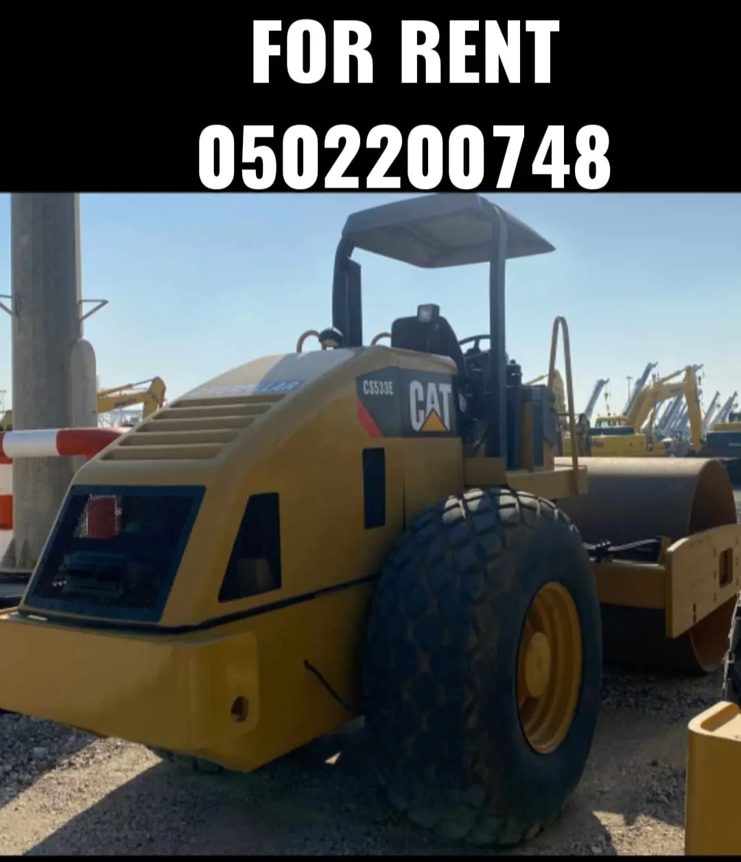 10 Ton CAT Road Roller CS533E