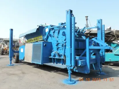 Mobile impact crusher on tyre - 4