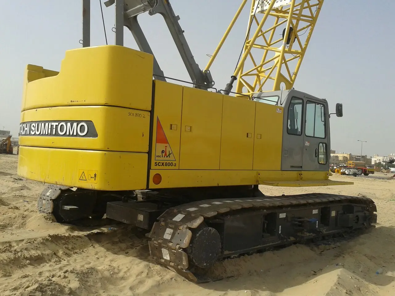 Hitachi SCX 800-2 (80 TON) Crawler Crane on rent