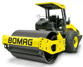 Single Drum soil roller on Rent - 2