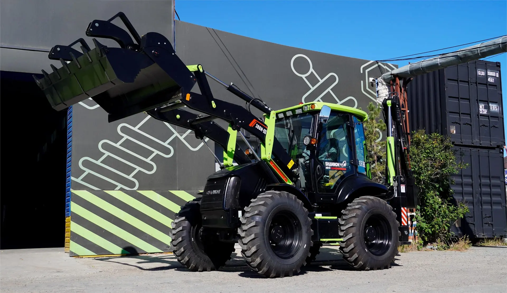 Backhoe Loader SHANMON 388H-III Black Limited Edition 2025 - 2