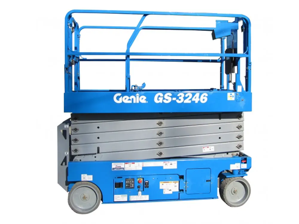 12 MTR. ELECTRIC SCISSOR LIFT AVAILABLE FOR RENT