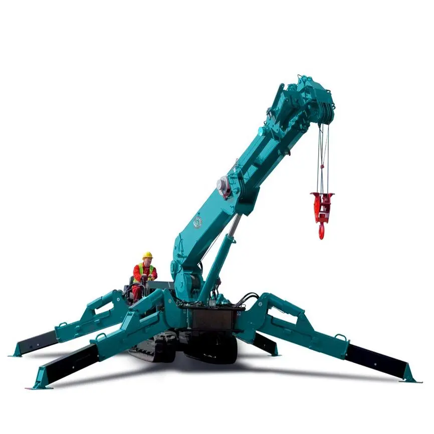 6 TON UNIC SPIDER CRANE AVAILABLE ON RENTAL