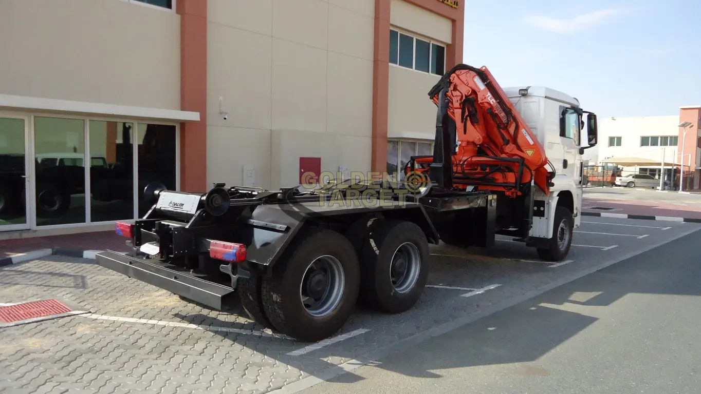 MAN TGS 26.440 6×4 HOOK LOADER + ATLAS 165 CRANE 2 - 8