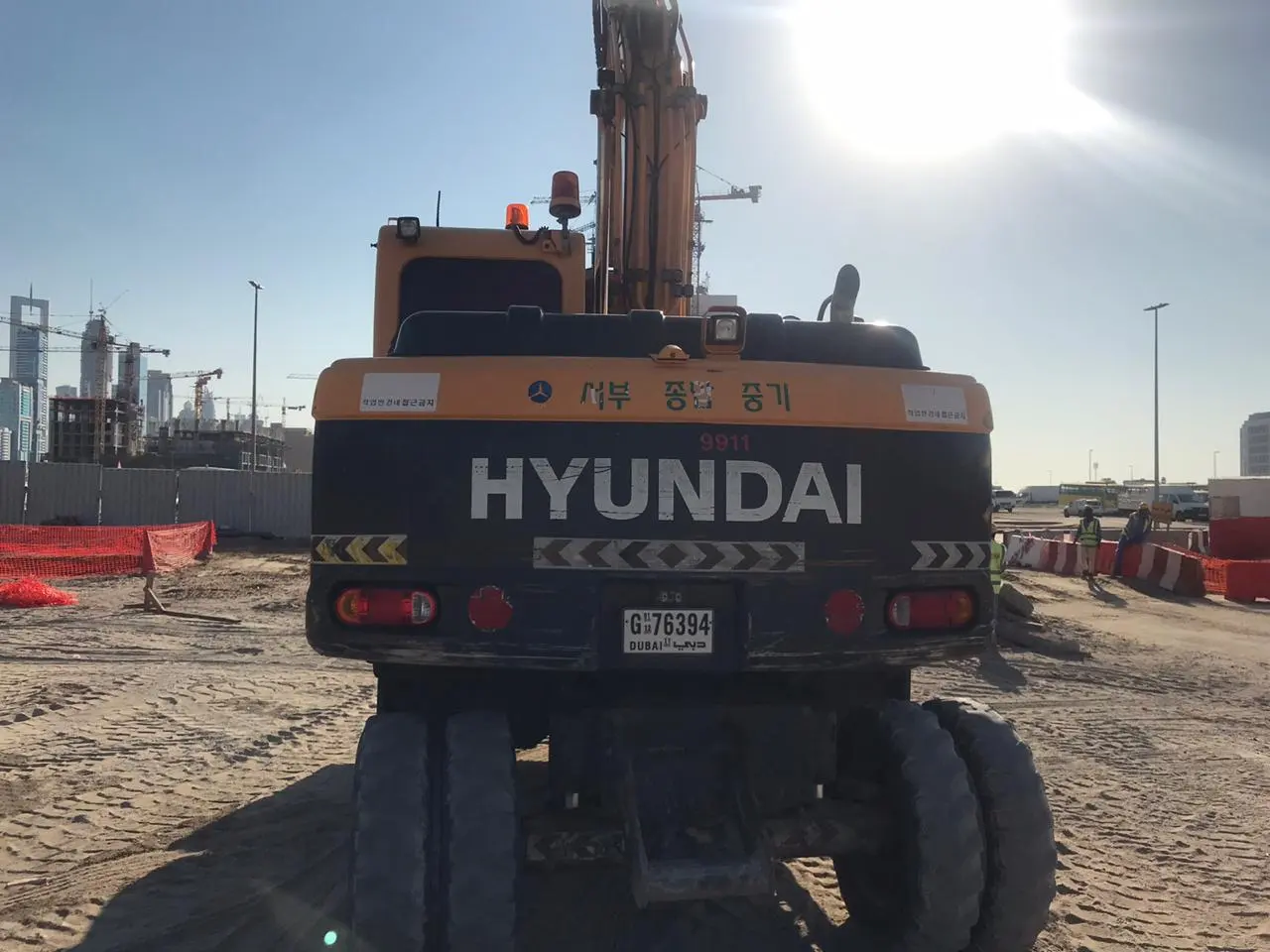 Wheel Excavator Hyundai 140W