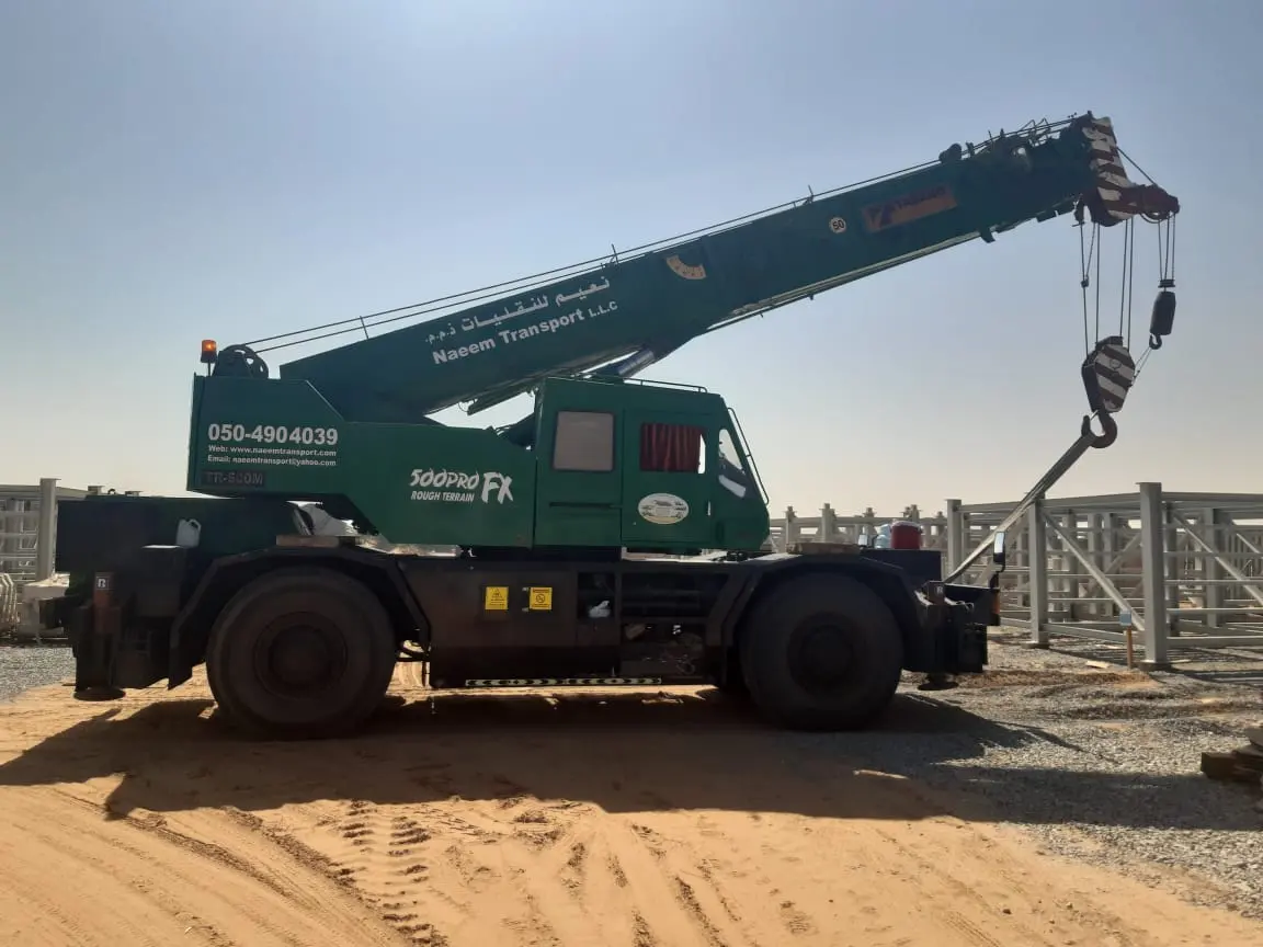 50 TON ROUGH TERRAIN AVAILABLE ON HIRE