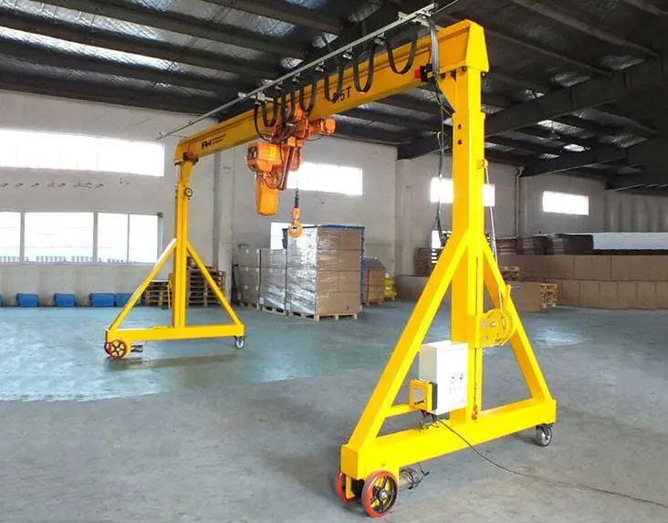 1-10 tons portable mobile gantry crane