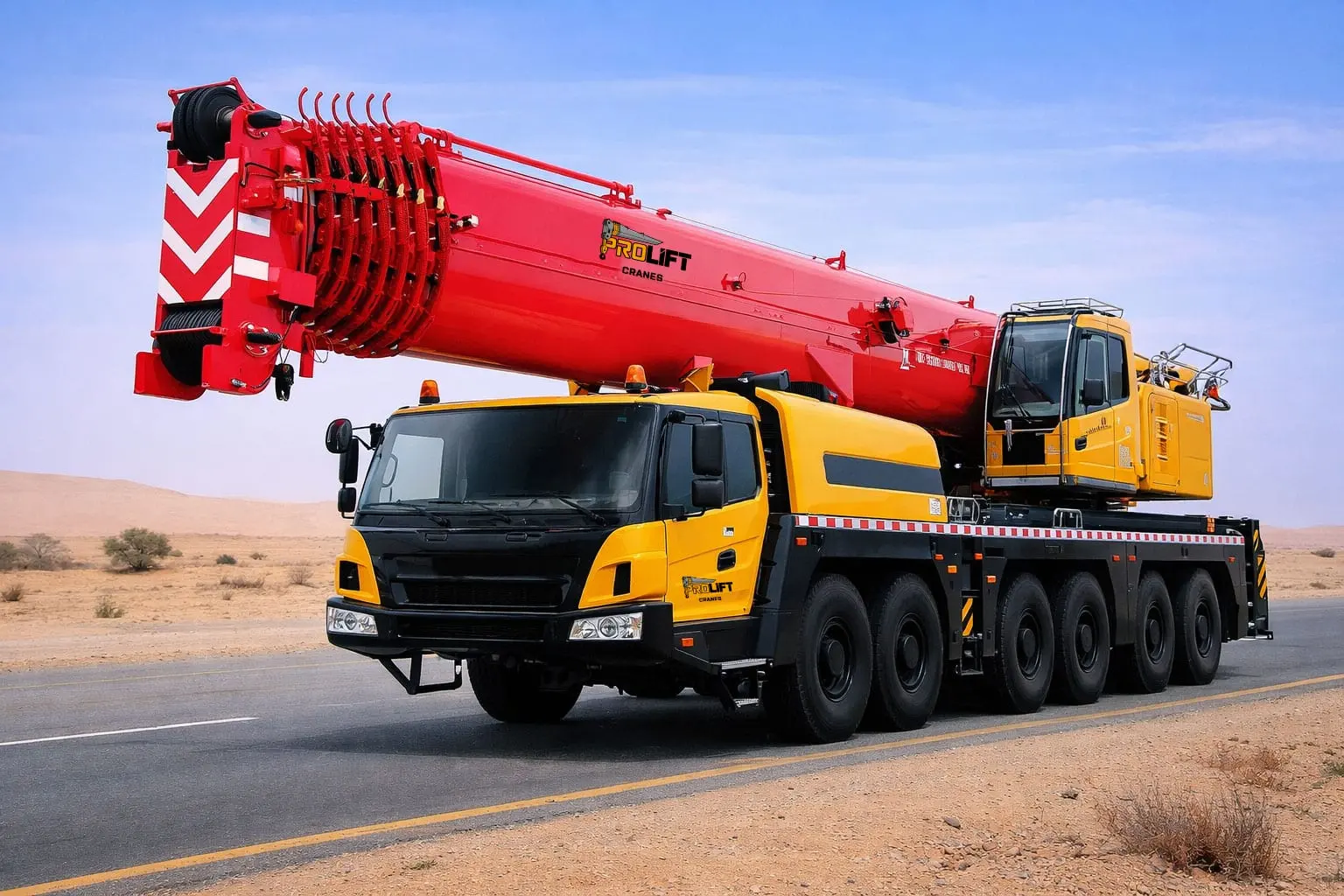 Mobile Crane Rental 200t in Abu Dhabi