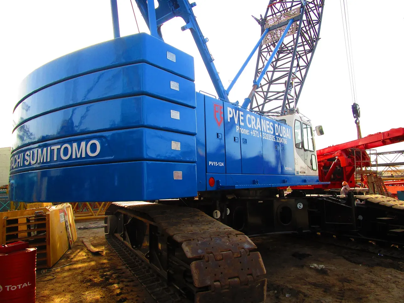 Hitachi Sumitomo SCX 150 TON Crawler Crane on rent - 5