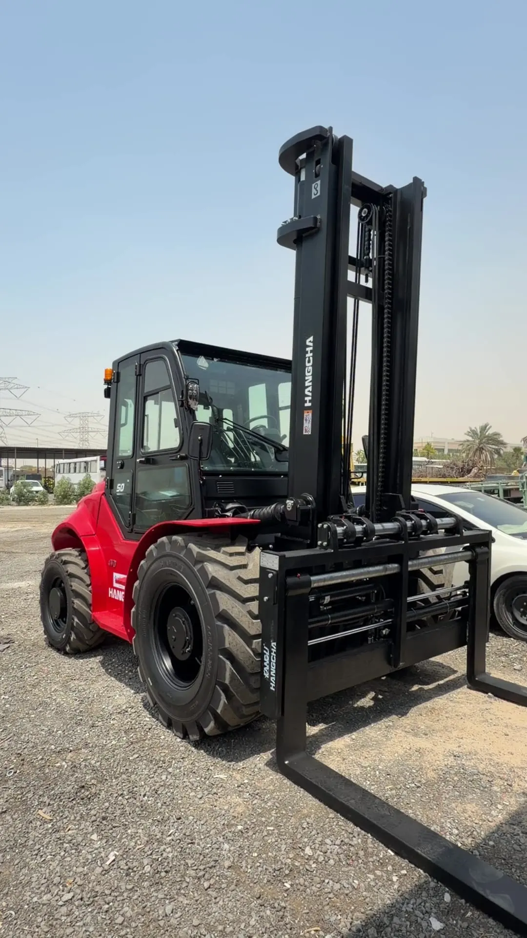Forklift rough terrain