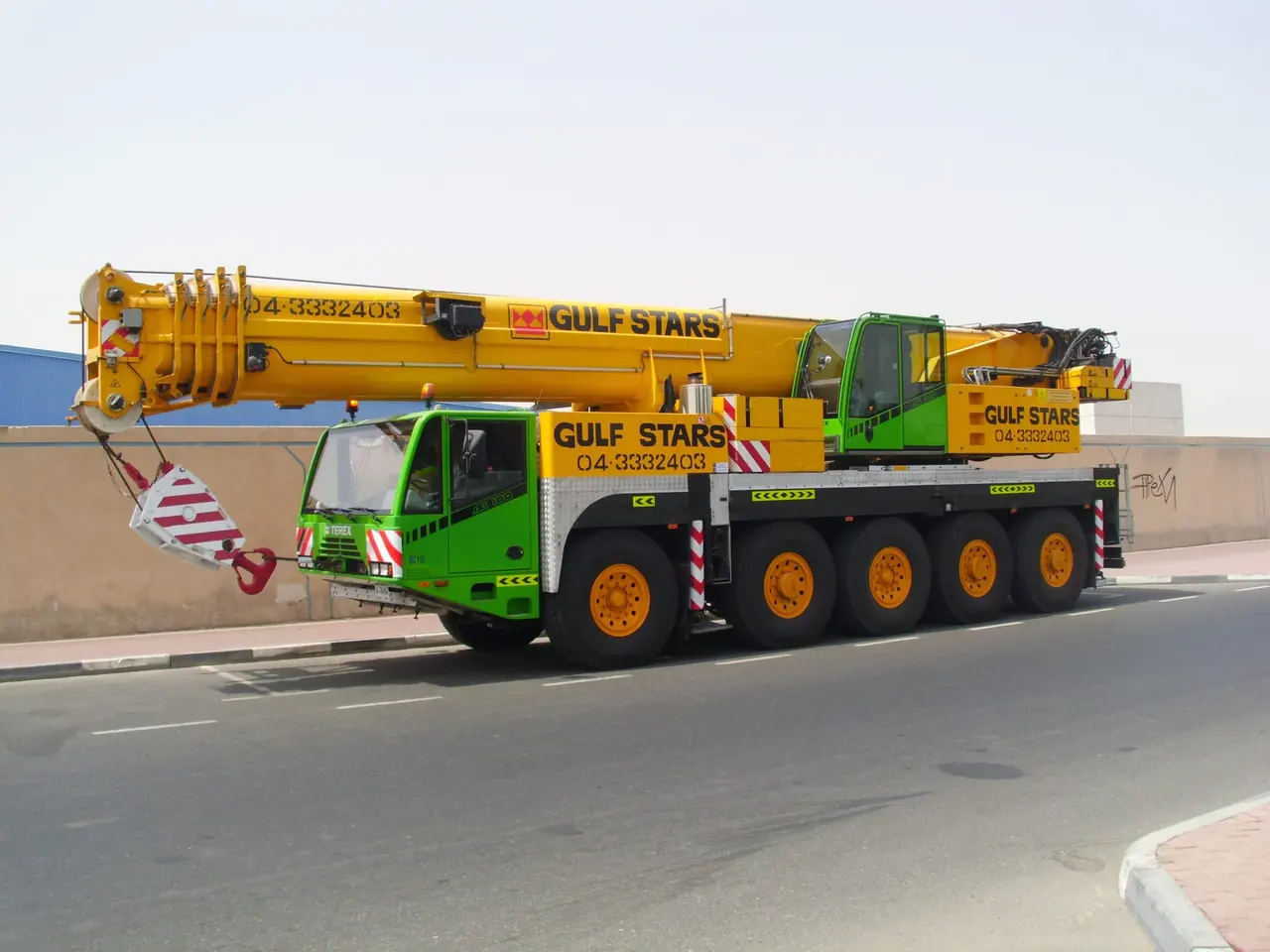 Mobile Crane TEREX– All Terrain 100 Ton for rent
