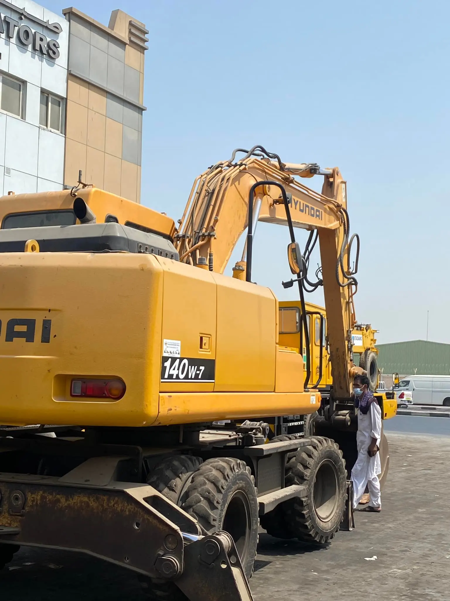 Wheel Excavator Hyundai 140w-7 - 2