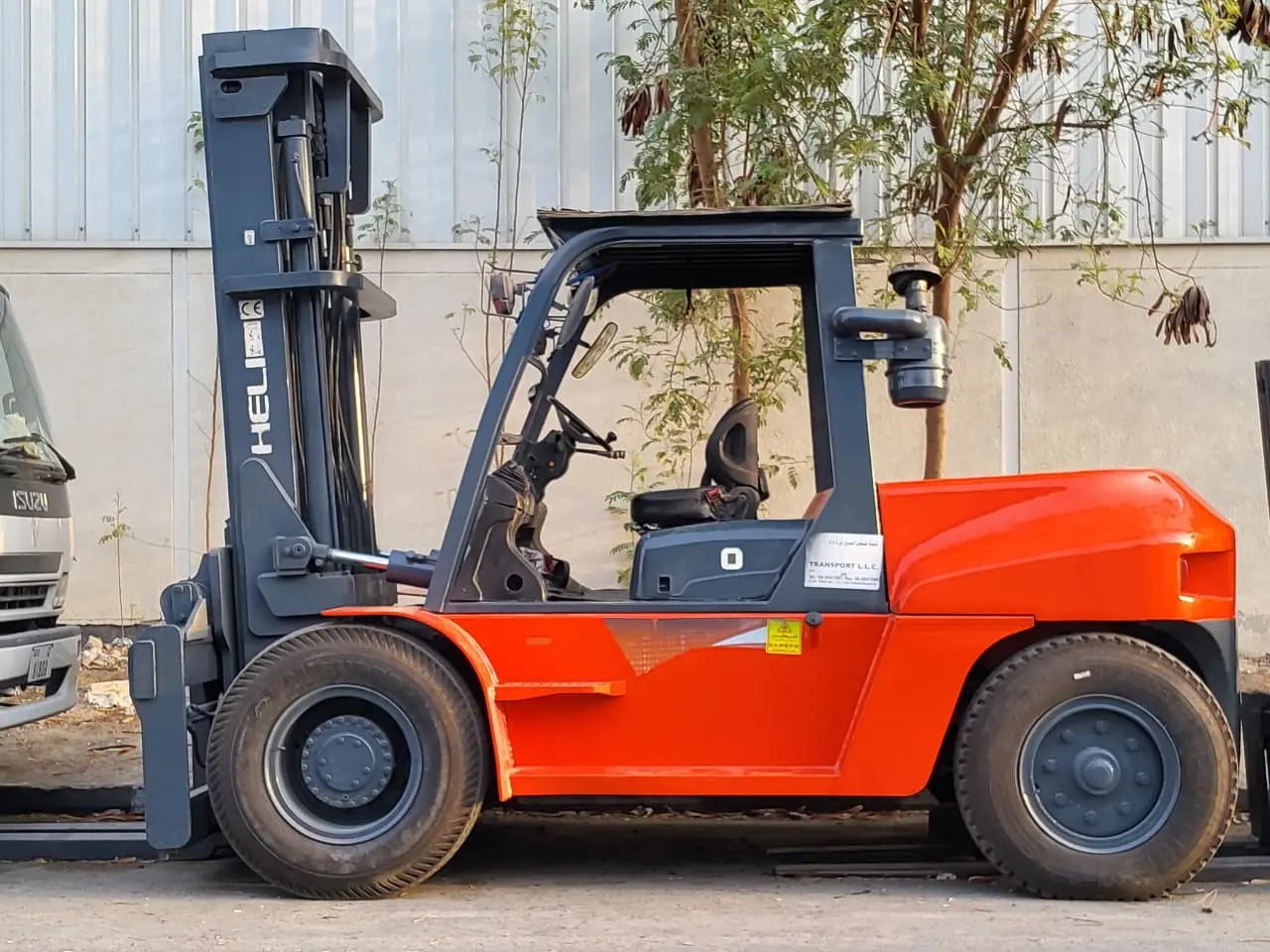 10 Ton Forklift (without Operator)