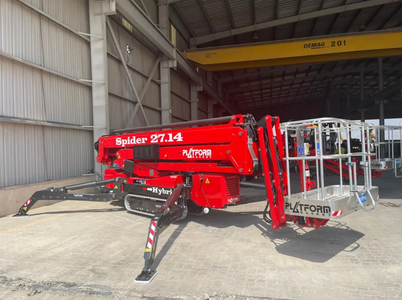 UNUSED PLATFORM BASKET SPIDER 27.14 - 27MTRS