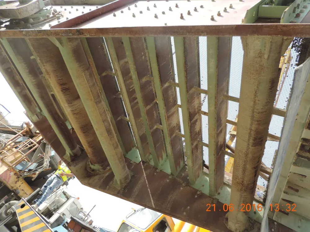 Vibrating screen weserhutte – 1 deck