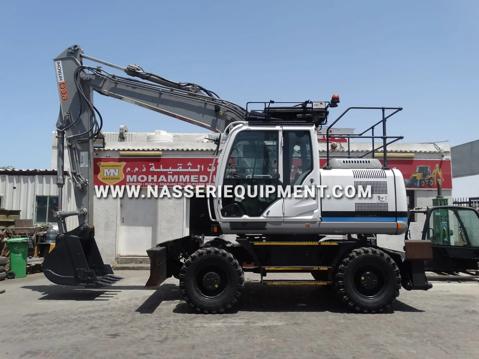  HITACHI ZX 140 W T-5 Wheel Excavator for sale - 2