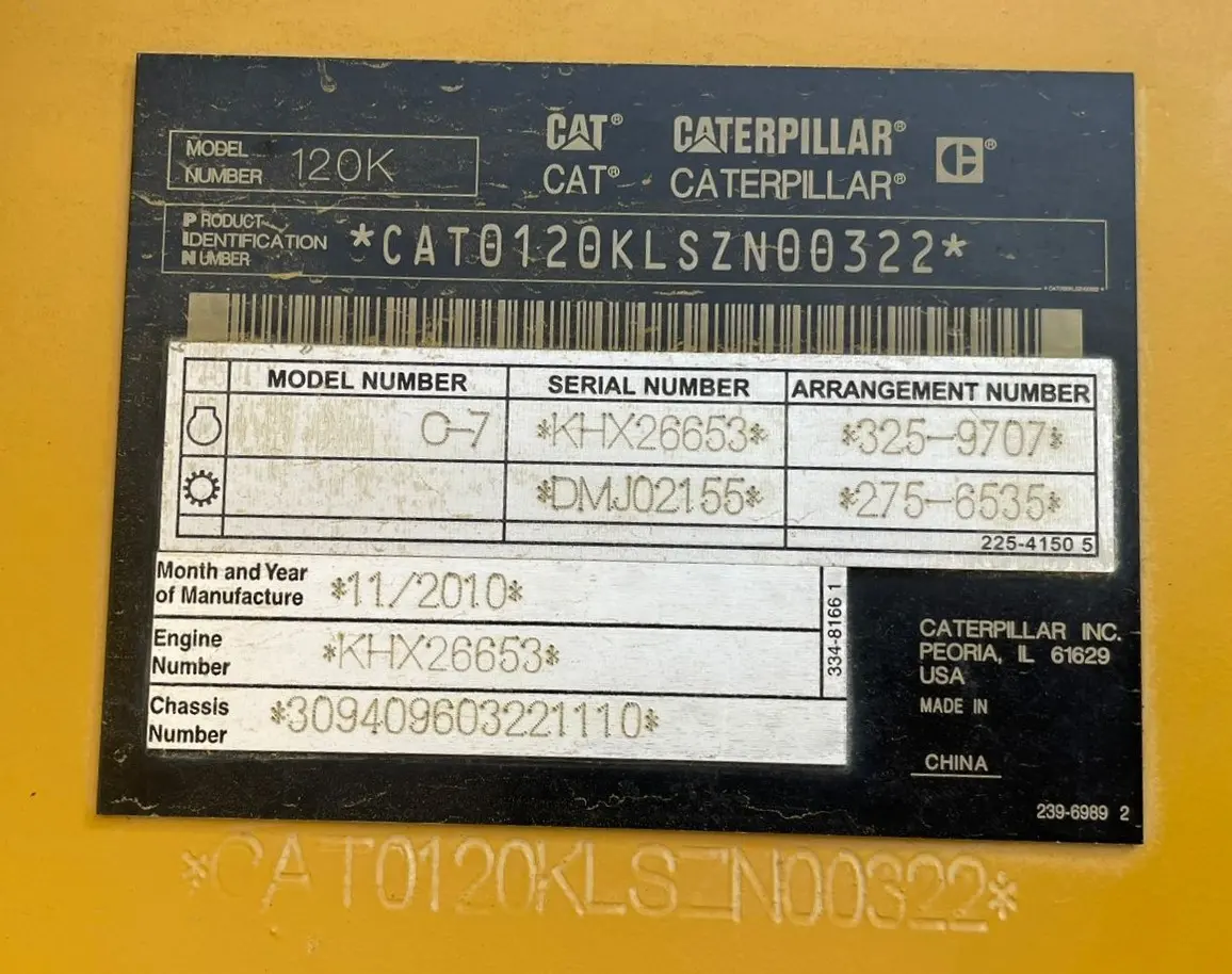 Caterpillar Motor Grader 2011 - 8