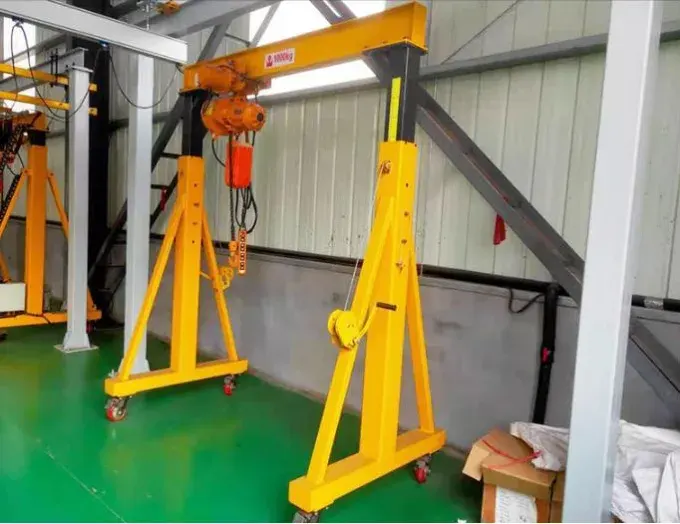 1-10 tons portable mobile gantry crane - 6