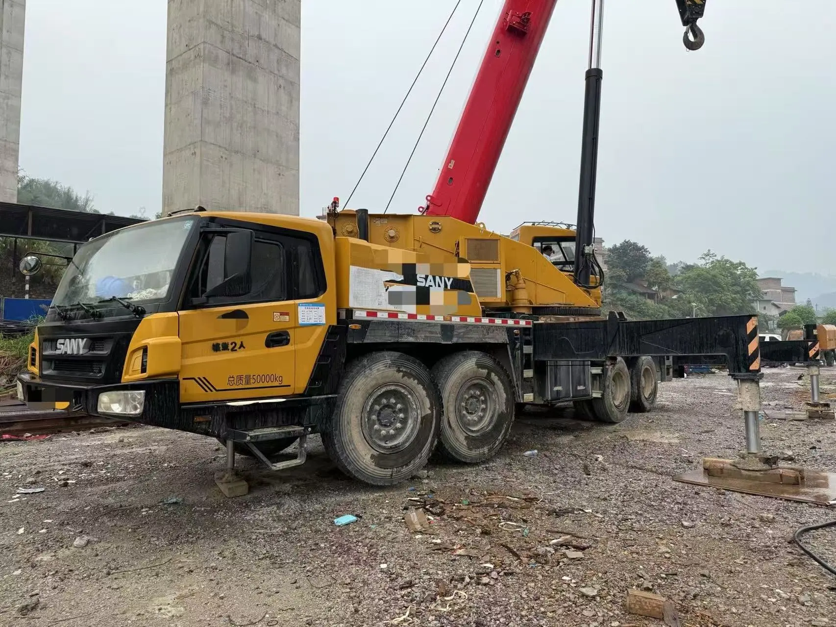 Sany 800E5 80 ton mobile crane for sale