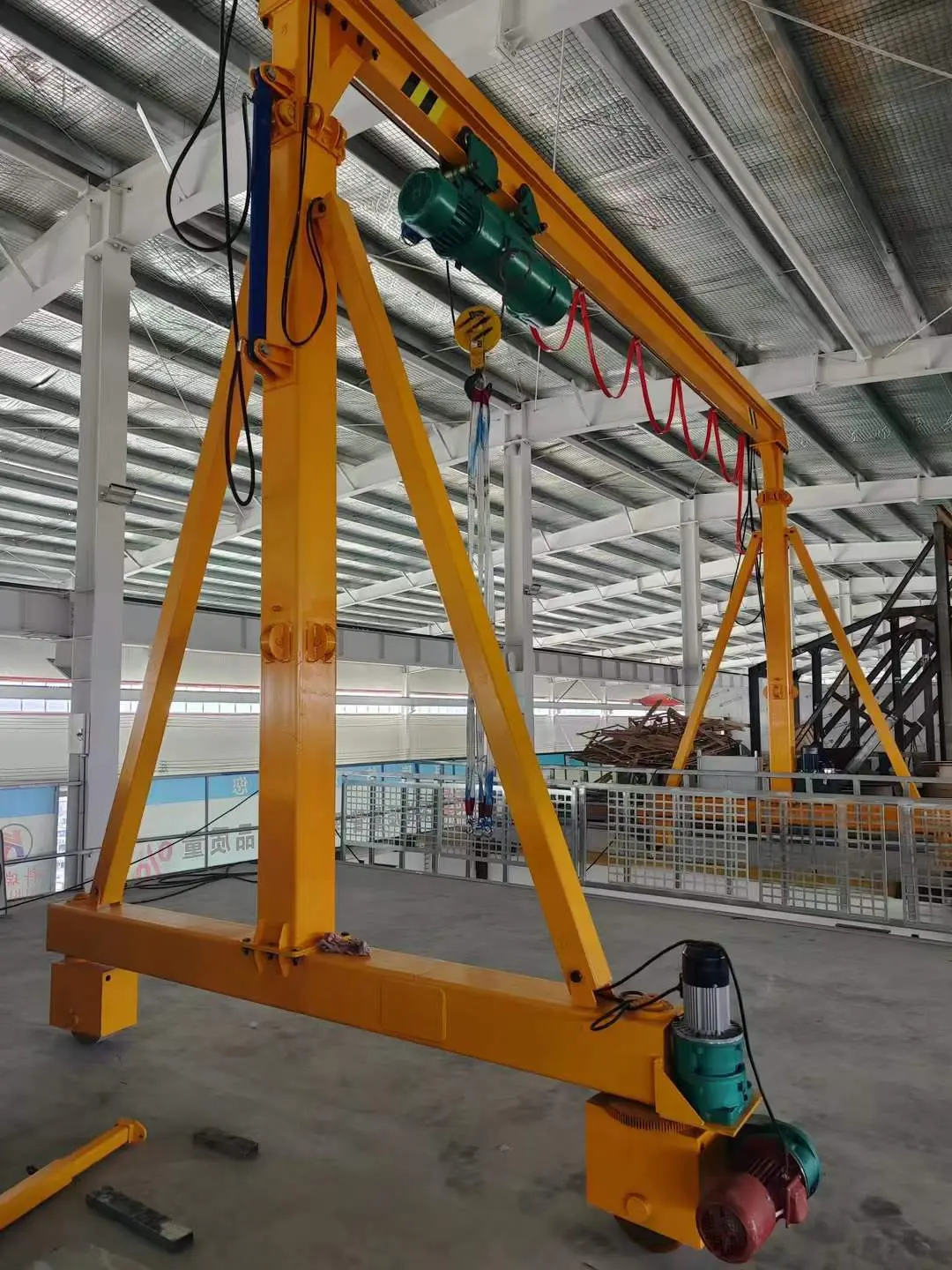 1-10 tons portable mobile gantry crane - 5