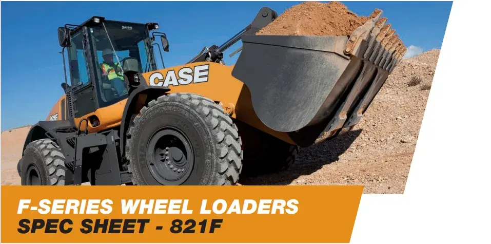CASE 821F Wheel Loader Shovel