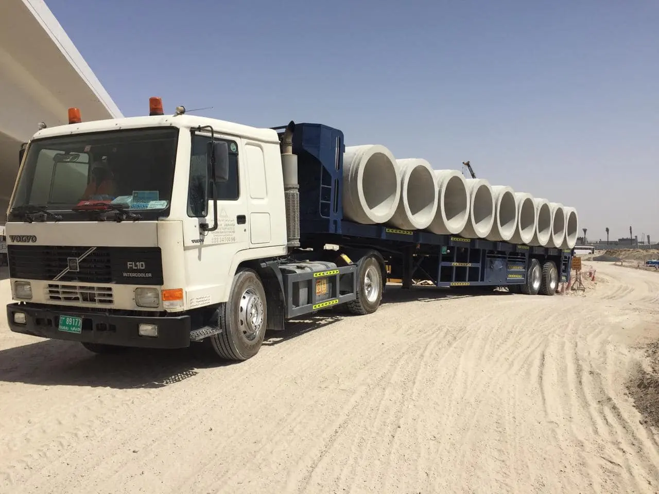 FLAT BED TRAILER ON HIRE BASIS