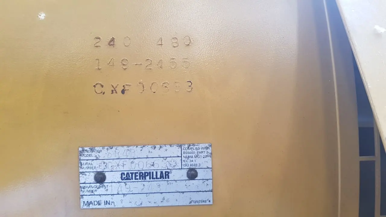 CATERPILLAR SR4B 810KVA ALTERNATOR - 5
