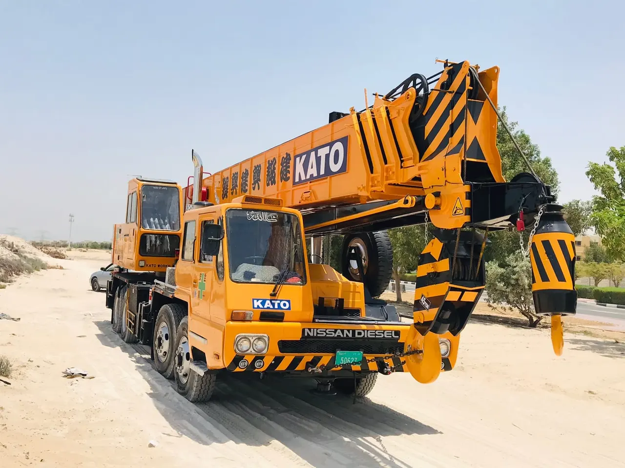 KATO 50 ton crane available on rent
