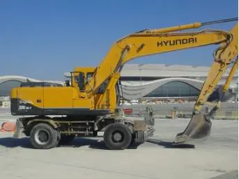 Wheel Excavator HYUNDAI R 200 W 7 A