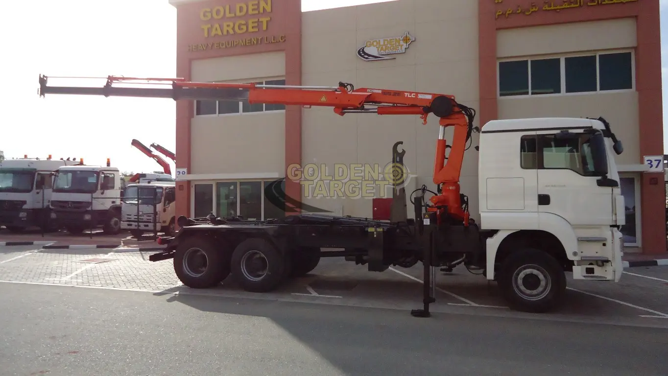 MAN TGS 26.440 6×4 HOOK LOADER + ATLAS 165 CRANE 2 - 7