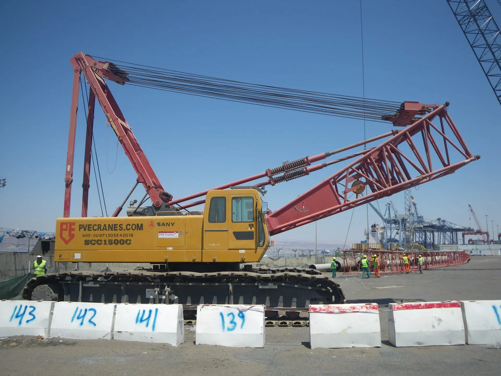 Sany SCC1500C (150 TON) CRAWLER CRANE ON RENT - 2
