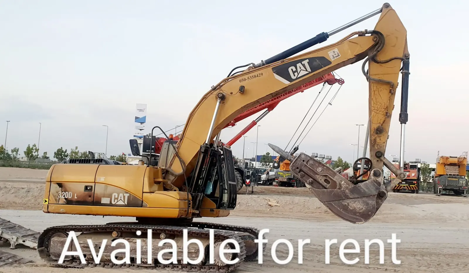 CAT Excavator With Jackhammer 320D L - 2