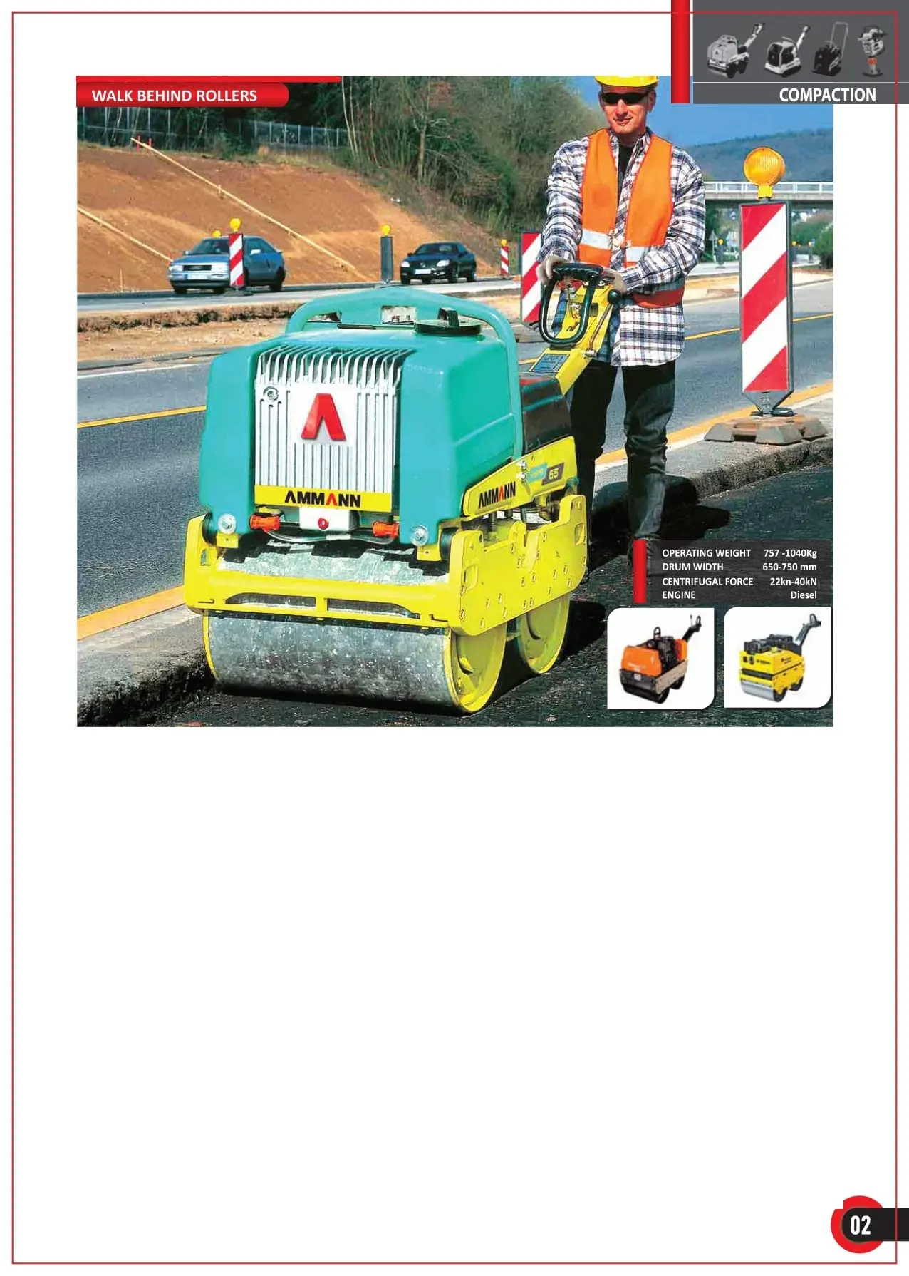 ROLLER (walk behind roller) ON RENTAL