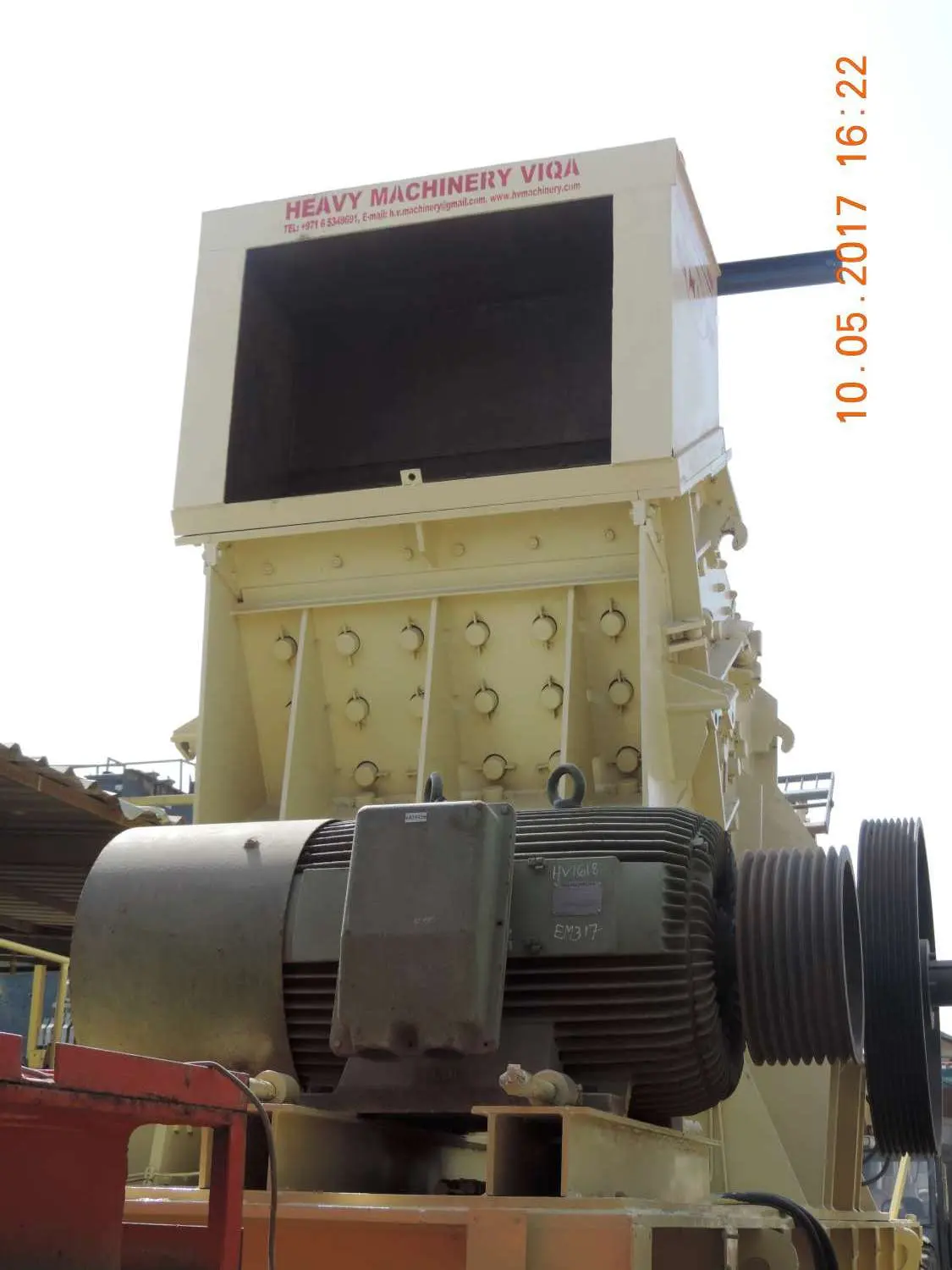 Impact crusher hazemag apk 60- skid mounted