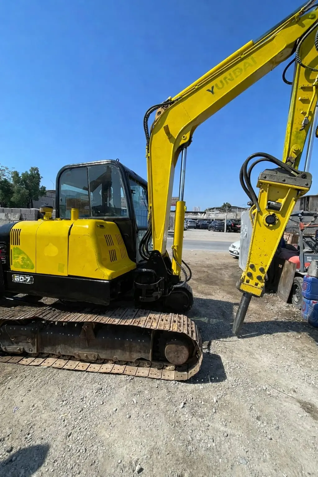 HYUNDAI MINI EXCAVATOR 5Ton & 6 TON JackHammer. PILE BREAKER