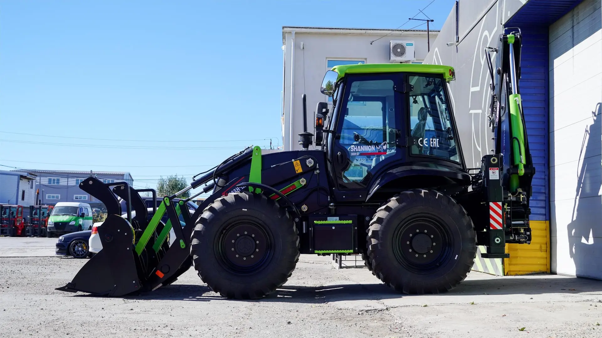 Backhoe Loader SHANMON 388H-III Black Limited Edition 2025 - 5