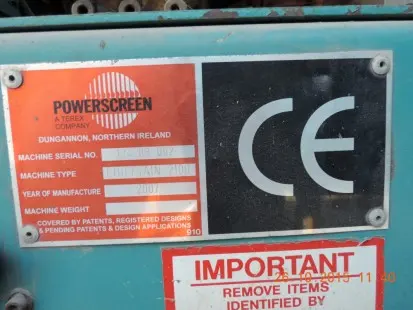 Mobile screen- 3 deck powerscreen - 5
