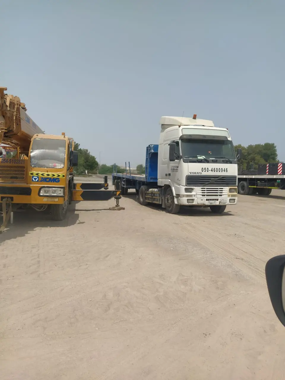 Flat bed Trailer Volvo