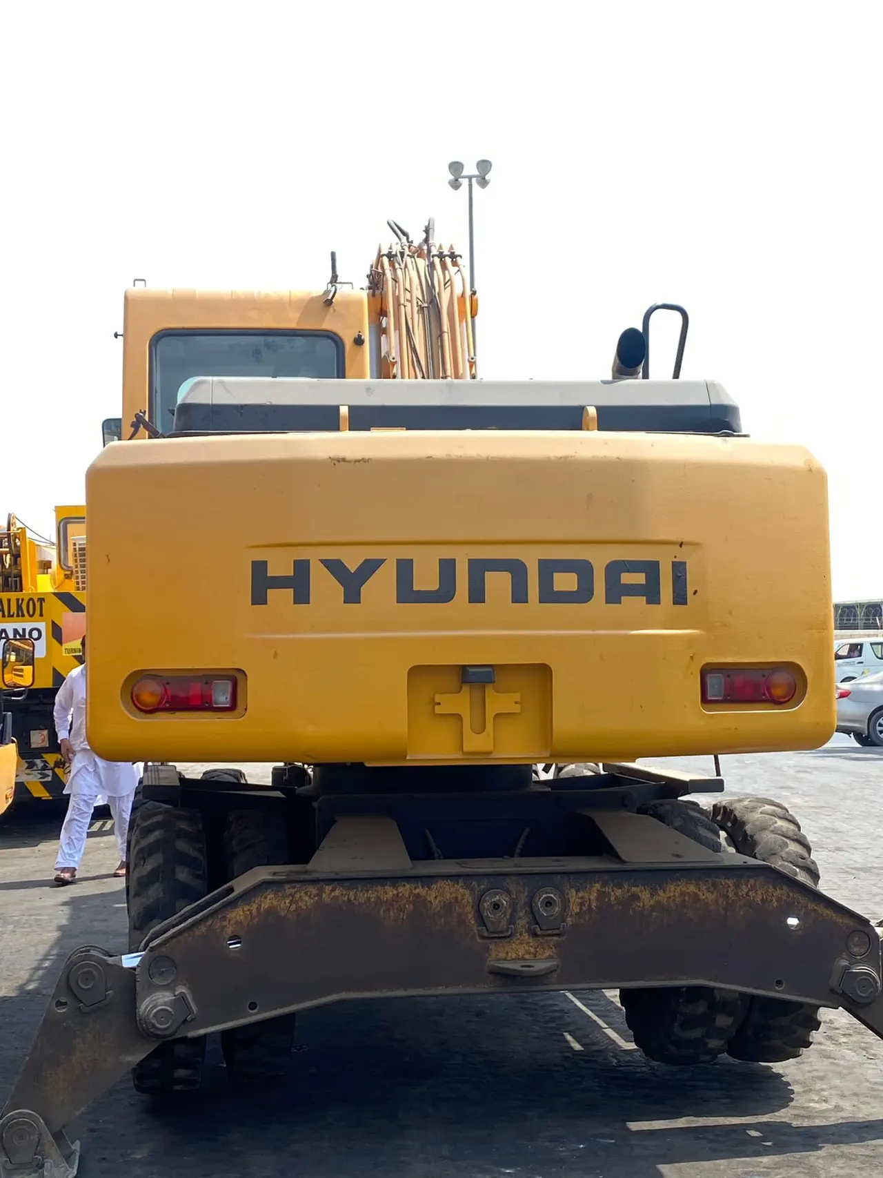 Wheel Excavator Hyundai 140w-7