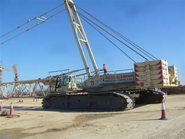Demag CC 1500 Crawler Crane Available on rent